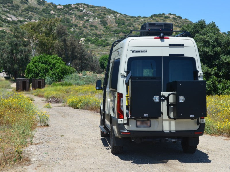 Rear Door Box/Tire Rack – Sprinter 2019+