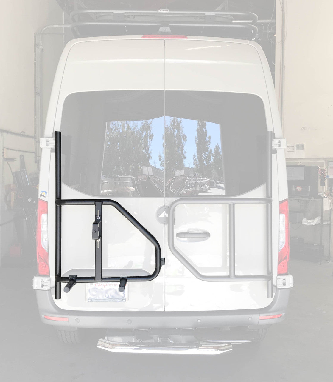 Rear Door Box/Tire Rack – Sprinter 2019+