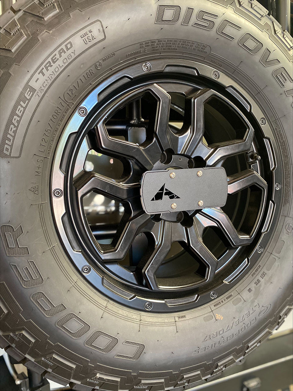 Rear Door Box/Tire Rack – Sprinter 2019+