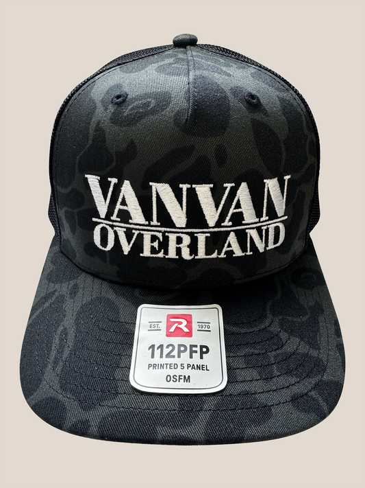 VANVAN Overland Hat - Sable Duck Camo Black