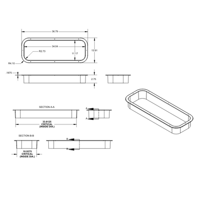 Mercedes Sprinter 3310 Awning Window Trim Ring
